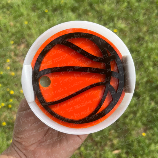 Basketball Tumbler Topper