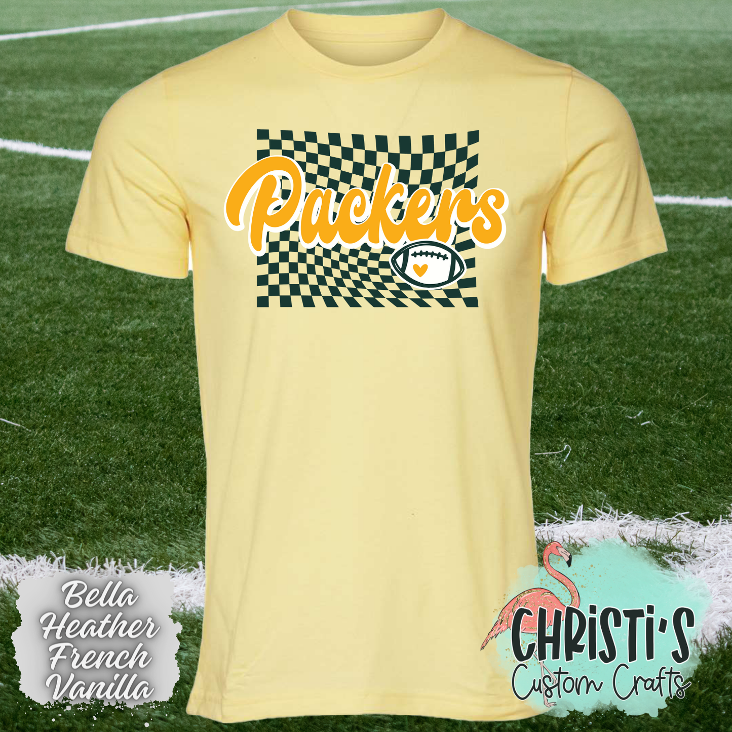 Checkered Background Packers
