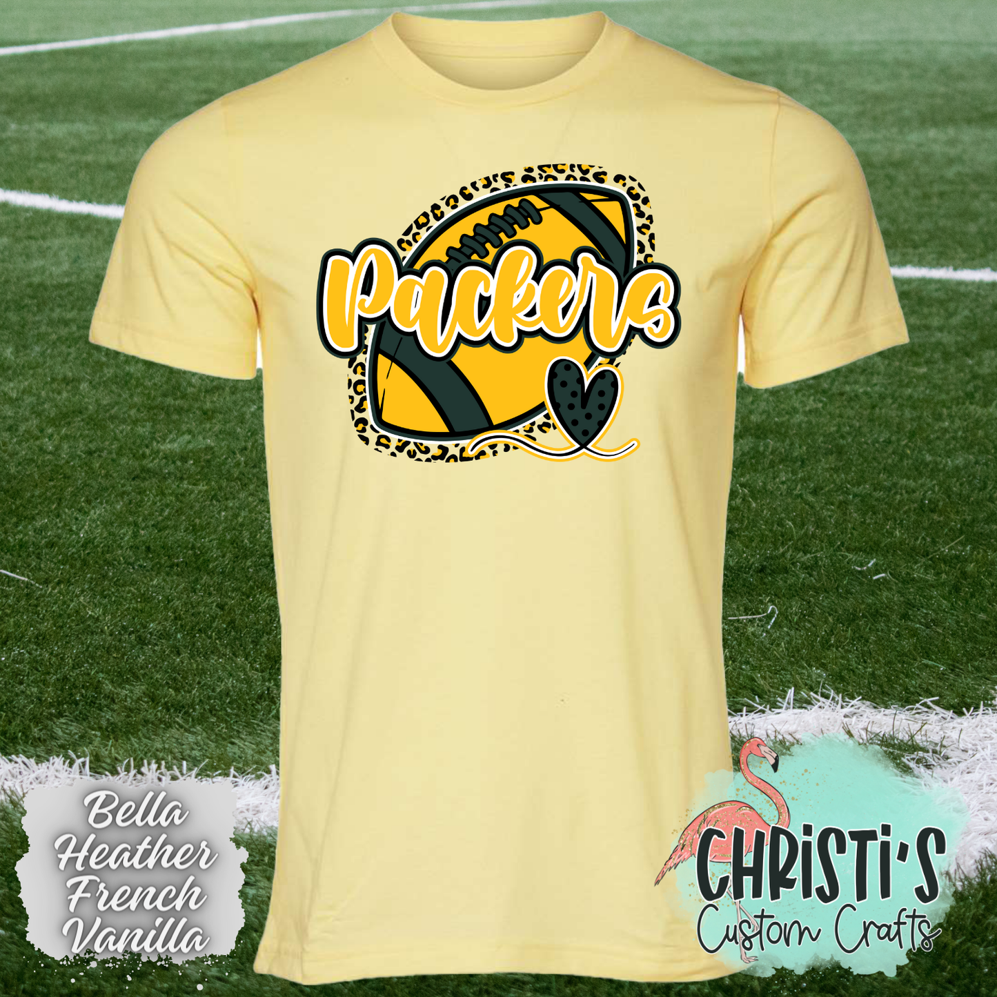 Leopard outline Football