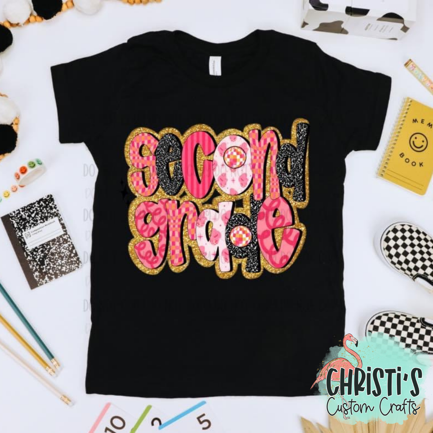 Coral Peach Doodle Letter Grade Levels