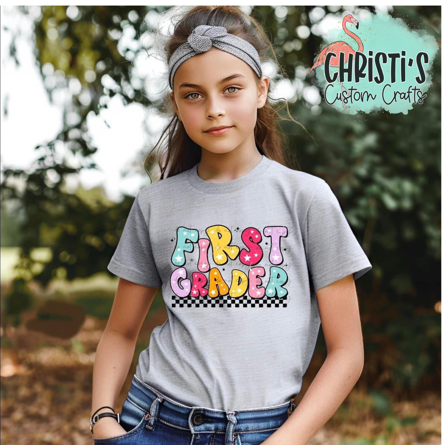 Pastel Star Checkered Grades