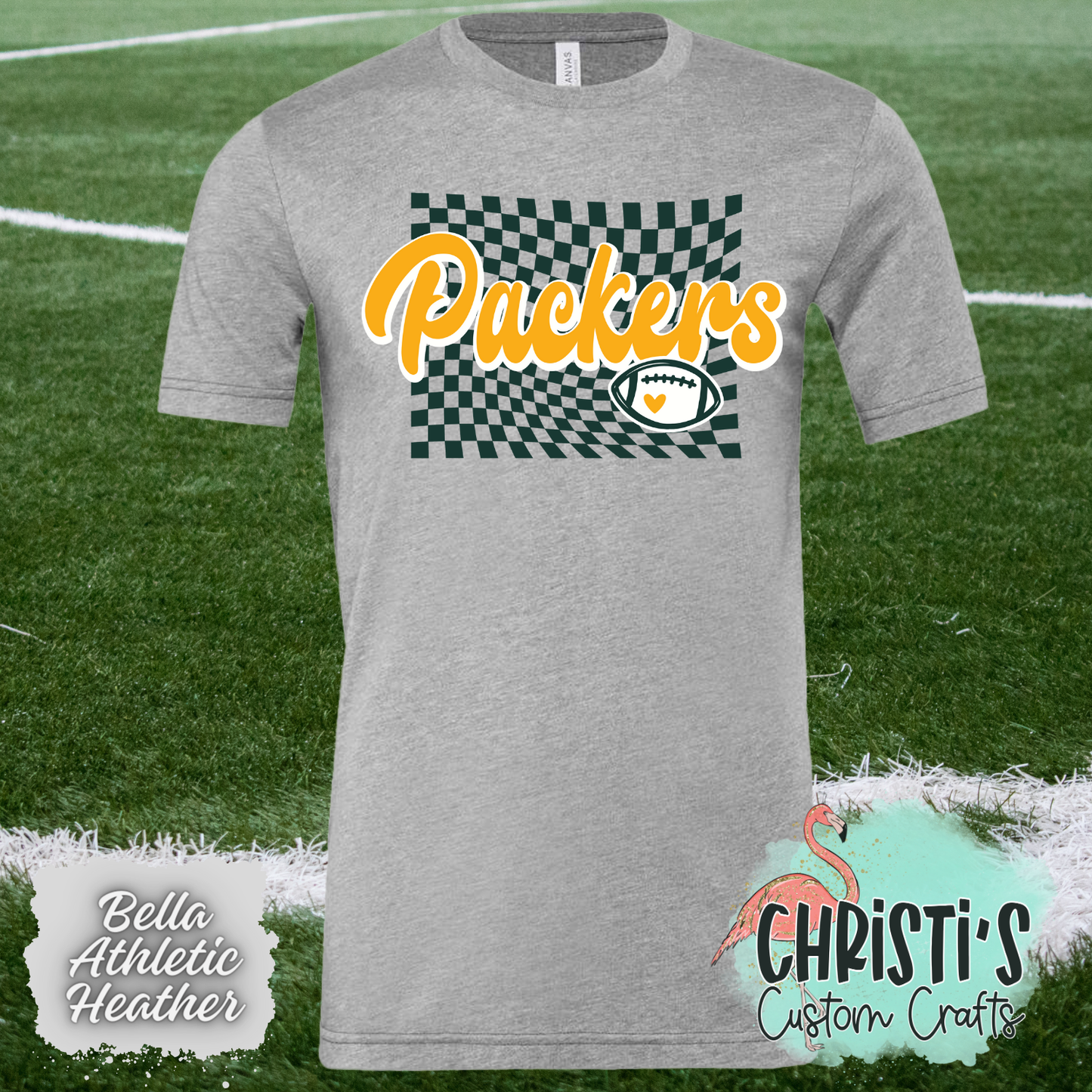 Checkered Background Packers