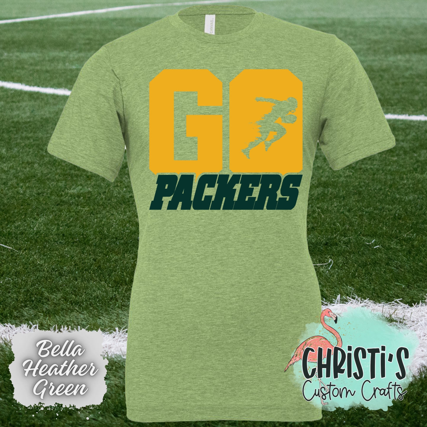 GO PACKERS (player cutout)