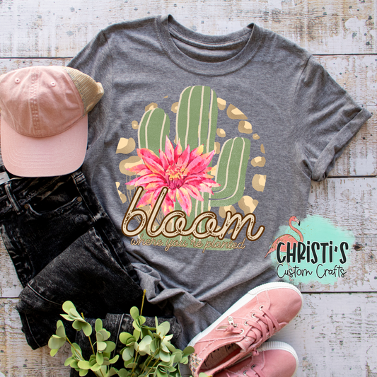 Bloom where you are planted