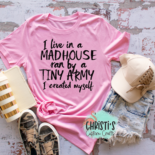 I live in a Madhouse ran by a Tiny Army I created myself
