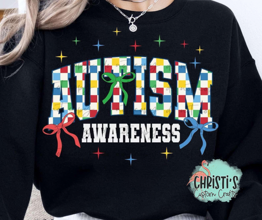 Autism Awareness with bows