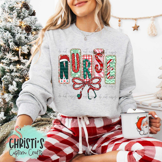Nurse Christmas print