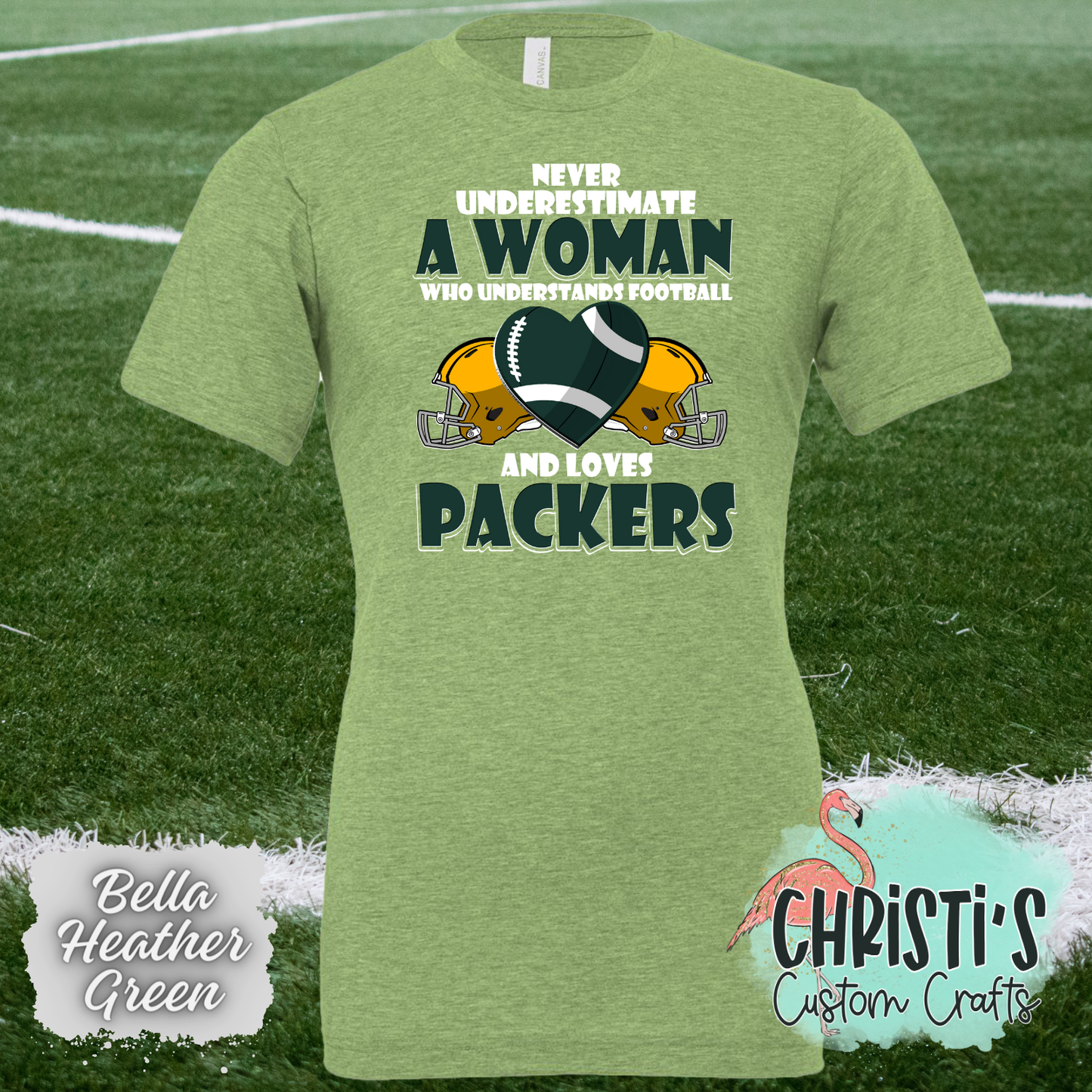 Never underestimate a woman who understands football and loves the Packers