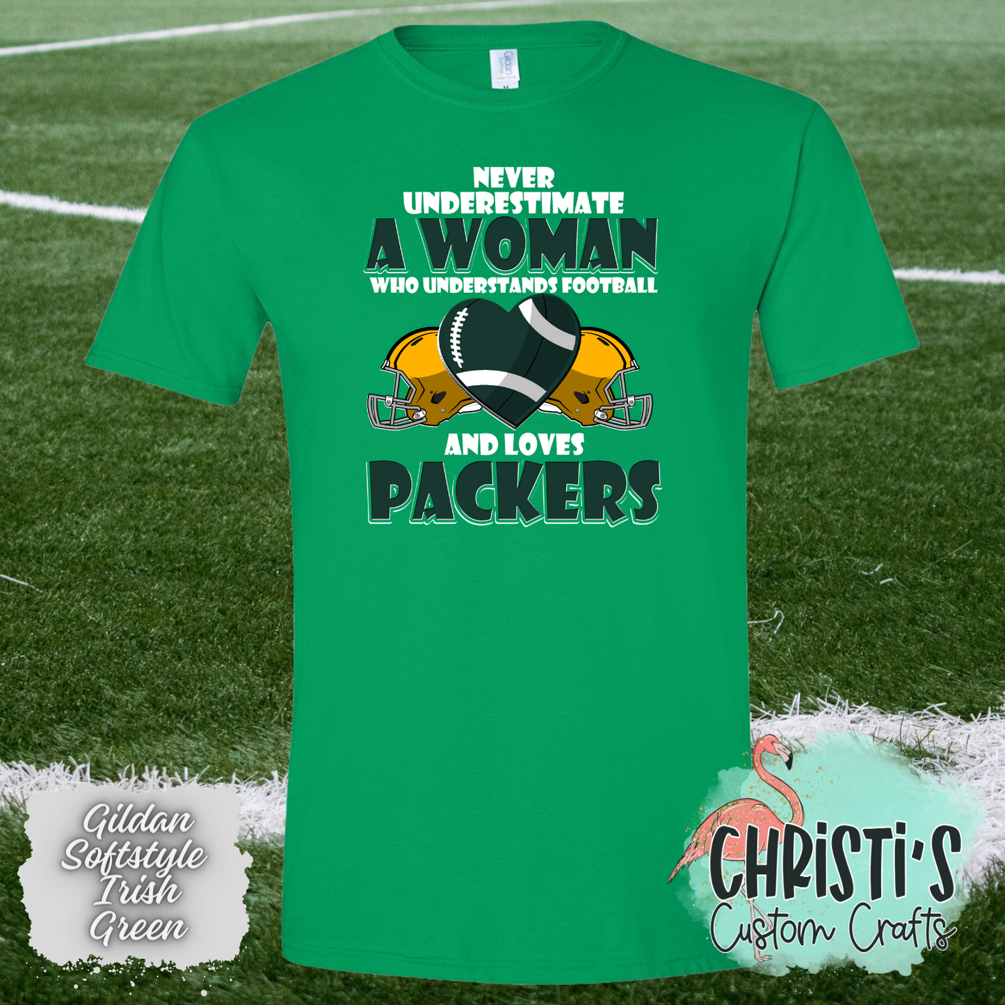 Never underestimate a woman who understands football and loves the Packers