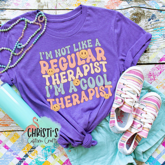 I’m not like a Regular Therapist I’m a Cool Therapist