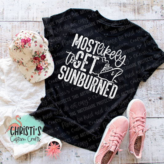 Most Likely to get Sunburned
