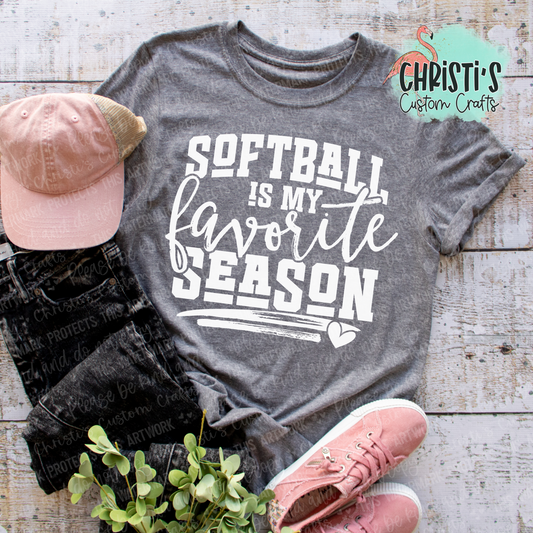 Softball is my favorite season