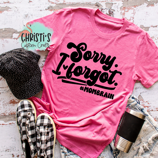 Sorry. I forgot. #mombrain