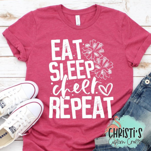 Eat Sleep Cheer Repeat